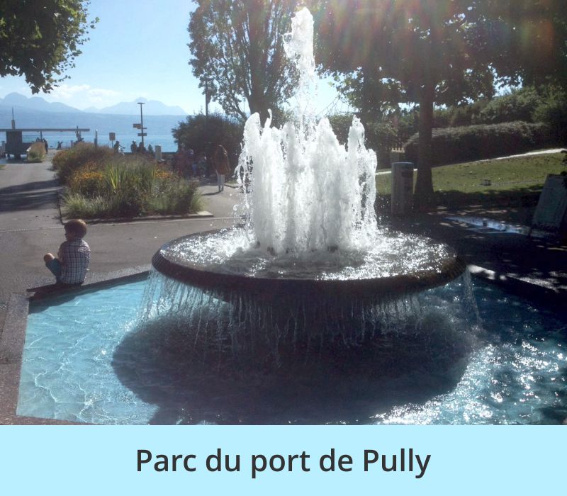 Fontaine du Parc du port de Pully